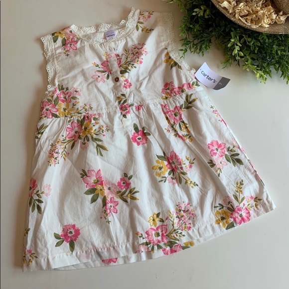 Carters Floral Tank — NWT - Picture 2 of 3